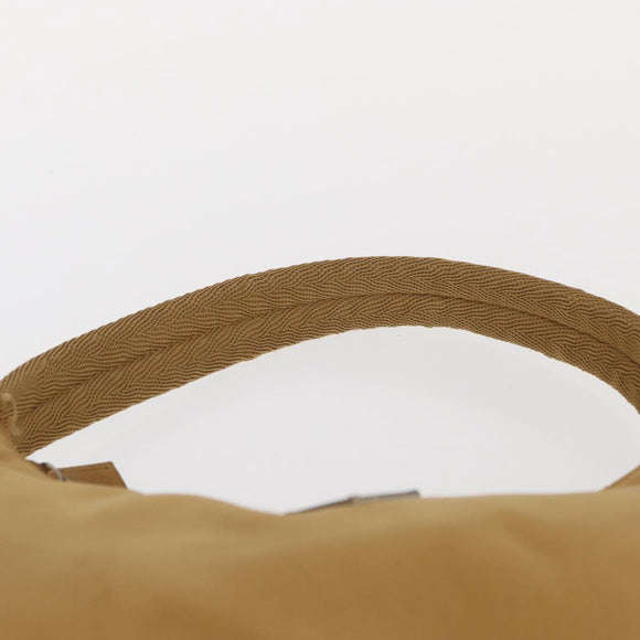 PRADA Hand Pouch Nylon Yellow Auth 159602