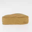PRADA Hand Pouch Nylon Yellow Auth 159602-5