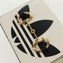 GUCCI Horsebit Shoulder Wallet Leather Adidas Collaboration 702248 Auth 159606M-19