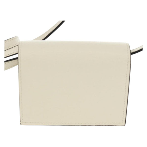 GUCCI Horsebit Shoulder Wallet Leather Adidas Collaboration 702248 Auth 159606M