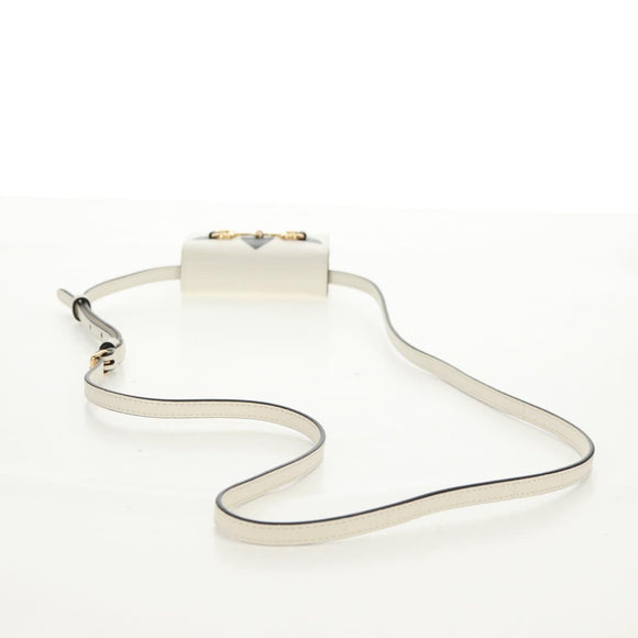 GUCCI Horsebit Shoulder Wallet Leather Adidas Collaboration 702248 Auth 159606M