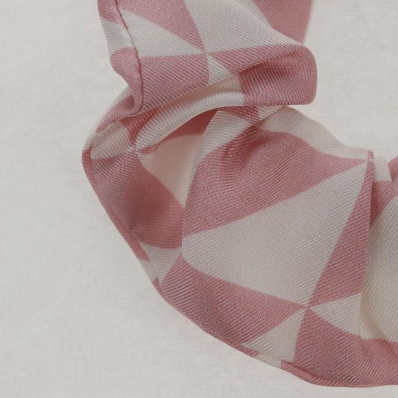 PRADA Shush Hair Tie Silk Pink Auth 159612M