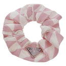 PRADA Shush Hair Tie Silk Pink Auth 159612M-2
