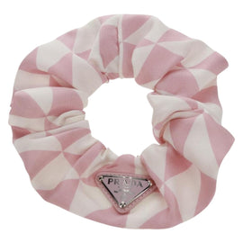 PRADA Shush Hair Tie Silk Pink Auth 159612M - 0