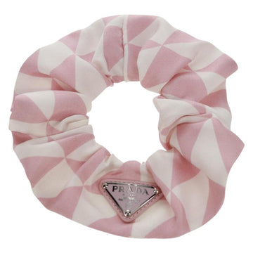 PRADA Shush Hair Tie Silk Pink Auth 159612M - 0