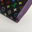 LOUIS VUITTON Multicolor Portefeuille Joy Wallet Black M60282 Auth 159613V-16