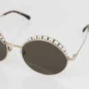 CHANEL Sunglasses metal Brown 4234 CC Auth 159617V-7