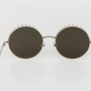 CHANEL Sunglasses metal Brown 4234 CC Auth 159617V-8