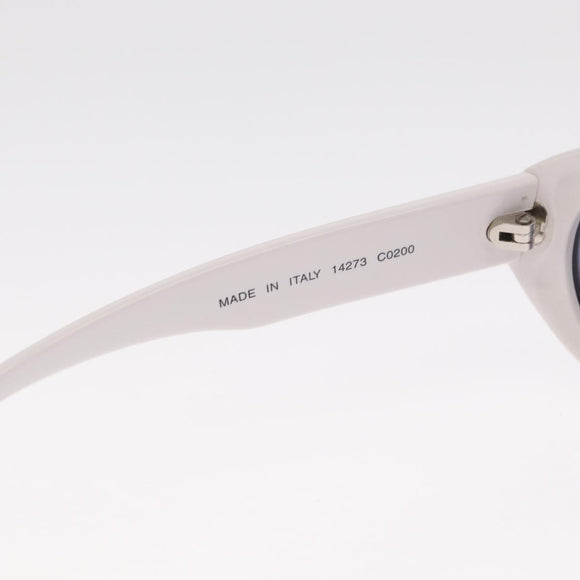 CHANEL Sunglasses plastic White CC Auth 159618