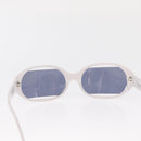 CHANEL Sunglasses plastic White CC Auth 159618-3