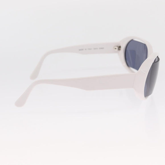 CHANEL Sunglasses plastic White CC Auth 159618