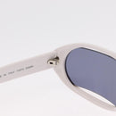 CHANEL Sunglasses plastic White CC Auth 159618-9