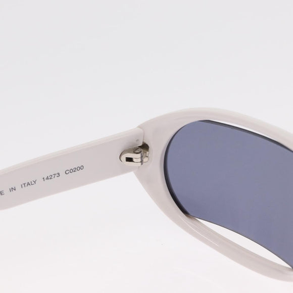 CHANEL Sunglasses plastic White CC Auth 159618