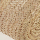 CELINE Basket Bag Handtasche Raffia Beige Auth 159620V-16