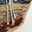 CELINE Basket Bag Handtasche Raffia Beige Auth 159620V-18