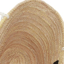 CELINE Basket Bag Handtasche Raffia Beige Auth 159620V-26