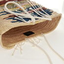 CELINE Basket Bag Handtasche Raffia Beige Auth 159620V-6