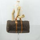 LOUIS VUITTON Monogram Keepall 55 Boston Bag M41424 LV Auth 159638-22