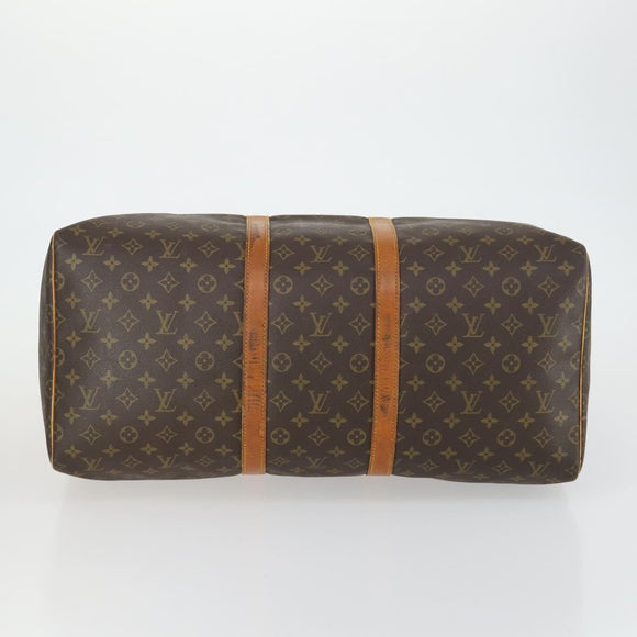 LOUIS VUITTON Monogram Keepall 55 Boston Bag M41424 LV Auth 159638