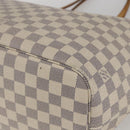 LOUIS VUITTON Damier Azur Neverfull MM Tote Bag N41605 LV Auth 159644-9