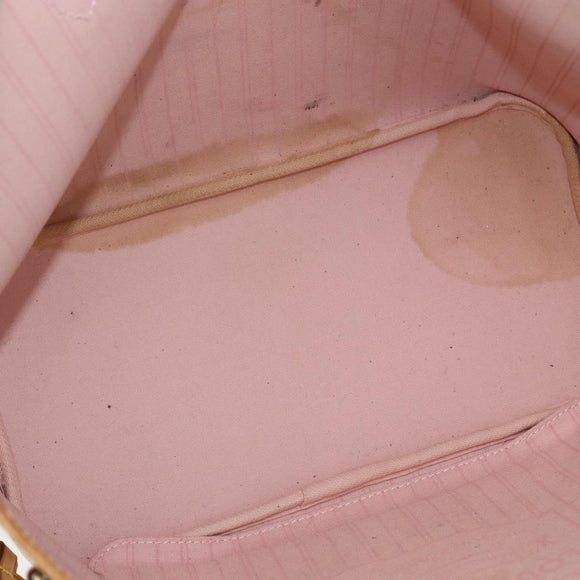 LOUIS VUITTON Damier Azur Neverfull MM Tote Bag N41605 LV Auth 159644