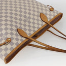 LOUIS VUITTON Damier Azur Neverfull MM Tote Bag N41605 LV Auth 159644-6