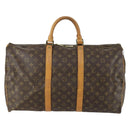 LOUIS VUITTON Monogram Keepall 50 Boston Bag M41426 LV Auth 159645-13