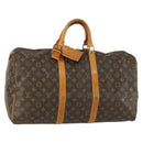 LOUIS VUITTON Monogram Keepall 50 Boston Bag M41426 LV Auth 159649-1