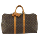 LOUIS VUITTON Monogram Keepall 50 Boston Bag M41426 LV Auth 159649-13