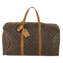 LOUIS VUITTON Monogram Sac Souple 55 Boston Bag M41622 LV Auth 159650-13