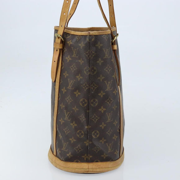 LOUIS VUITTON Monogram Bucket GM Shoulder Bag M42236 LV Auth 159651