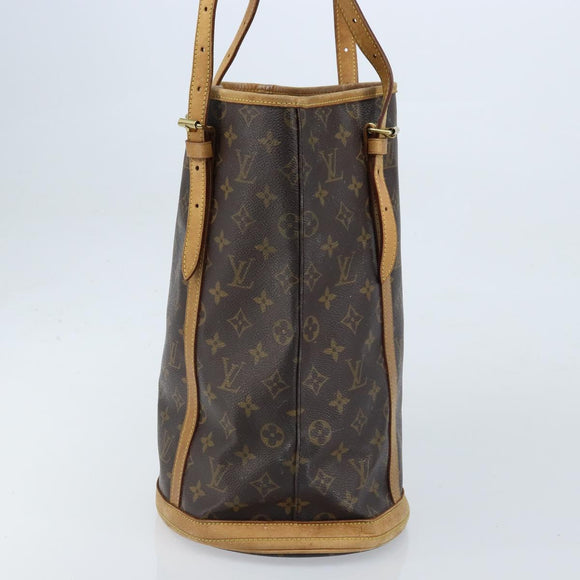 LOUIS VUITTON Monogram Bucket GM Shoulder Bag M42236 LV Auth 159651