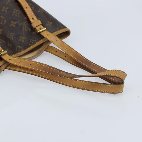 LOUIS VUITTON Monogram Bucket GM Shoulder Bag M42236 LV Auth 159651