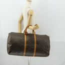 LOUIS VUITTON Monogram Keepall 60 Boston Bag M41422 LV Auth 159658-22