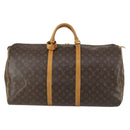 LOUIS VUITTON Monogram Keepall 60 Boston Bag M41422 LV Auth 159658-13