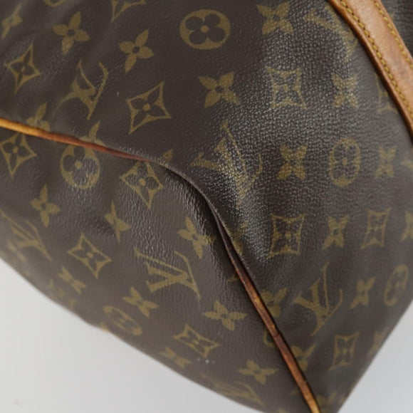 LOUIS VUITTON Monogram Sac Souple 35 Boston Bag M41626 LV Auth 159661