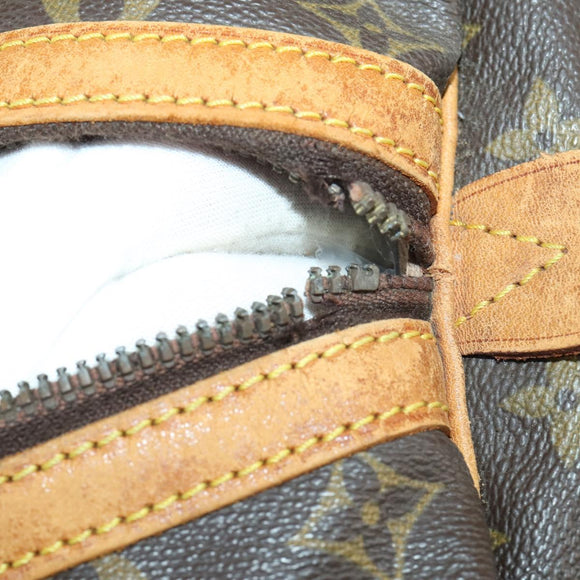 LOUIS VUITTON Monogram Sac Souple 35 Boston Bag M41626 LV Auth 159661