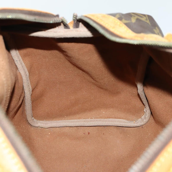 LOUIS VUITTON Monogram Sac Souple 35 Boston Bag M41626 LV Auth 159661