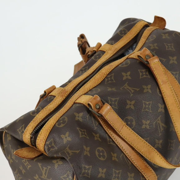 LOUIS VUITTON Monogram Sac Souple 35 Boston Bag M41626 LV Auth 159661