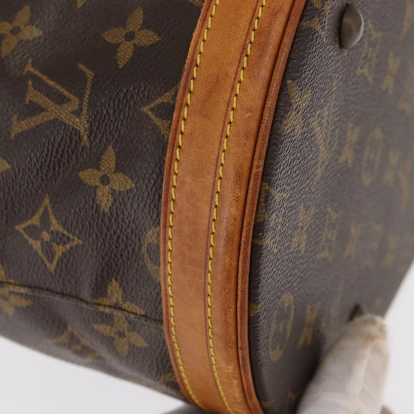 LOUIS VUITTON Monogram Bucket GM Shoulder Bag M42236 LV Auth 159668