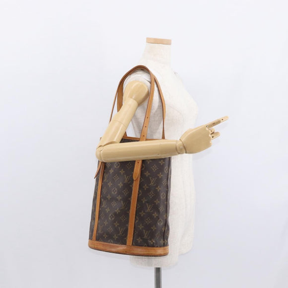 LOUIS VUITTON Monogram Bucket GM Shoulder Bag M42236 LV Auth 159668