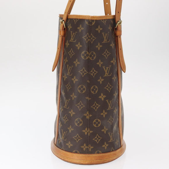 LOUIS VUITTON Monogram Bucket GM Shoulder Bag M42236 LV Auth 159668