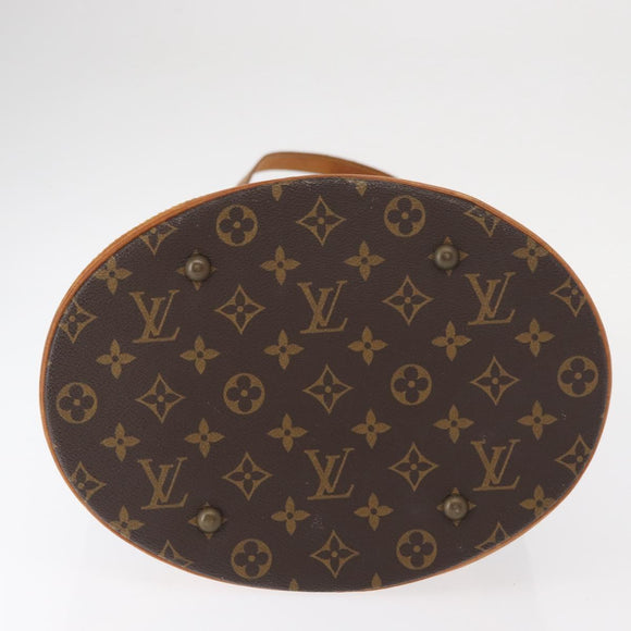 LOUIS VUITTON Monogram Bucket GM Shoulder Bag M42236 LV Auth 159668