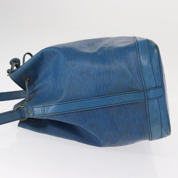 LOUIS VUITTON Epi Noe Shoulder Bag Toledo Blue M44005 LV Auth 159680