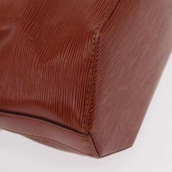 LOUIS VUITTON Epi Sac Depaule GM Shoulder Bag Brown M80193 LV Auth 159681