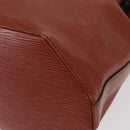 LOUIS VUITTON Epi Sac Depaule GM Shoulder Bag Brown M80193 LV Auth 159681-14