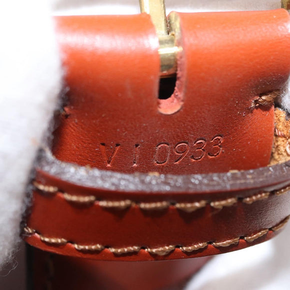 LOUIS VUITTON Epi Sac Depaule GM Shoulder Bag Brown M80193 LV Auth 159681