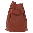 LOUIS VUITTON Epi Sac Depaule GM Shoulder Bag Brown M80193 LV Auth 159681-2