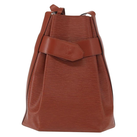 LOUIS VUITTON Epi Sac Depaule GM Shoulder Bag Brown M80193 LV Auth 159681