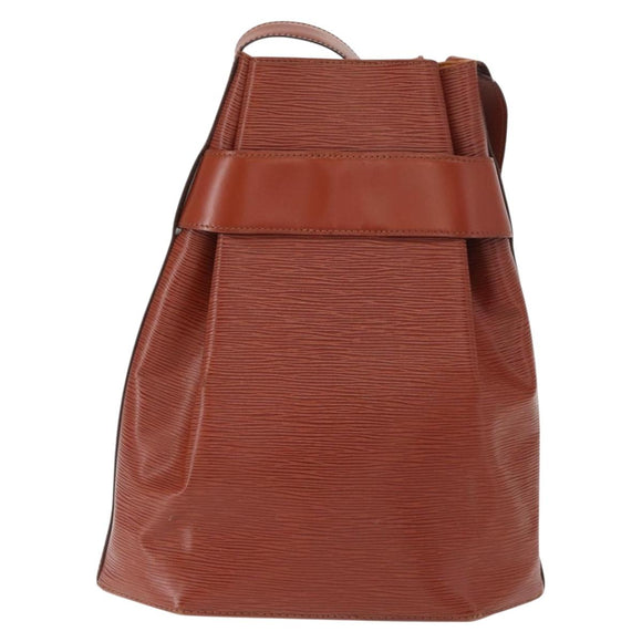 LOUIS VUITTON Epi Sac Depaule GM Shoulder Bag Brown M80193 LV Auth 159681